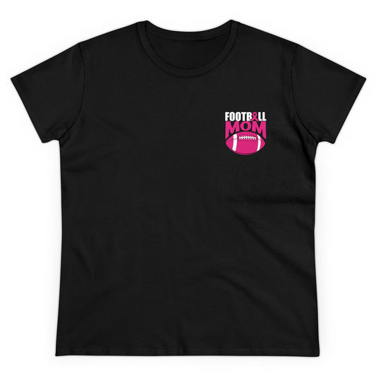 Football Mom Pink Ribbon T-Shirt