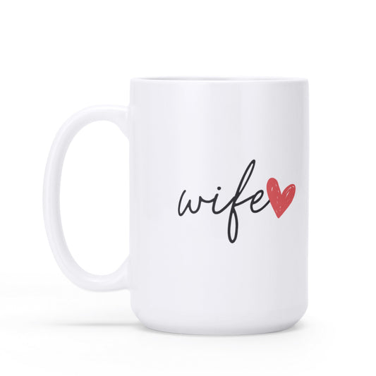 Wife White Glossy Mug (15 oz)