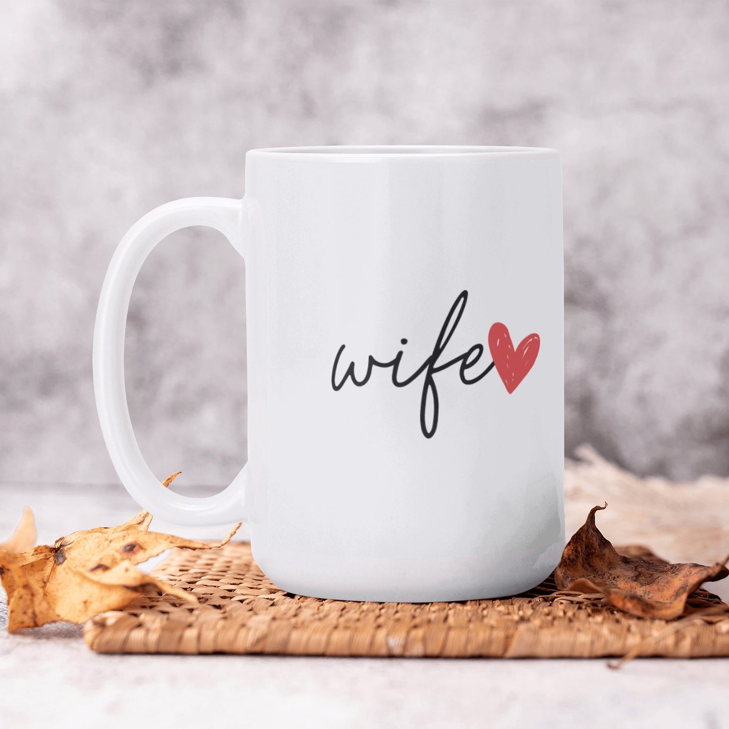 Wife White Glossy Mug (15 oz)