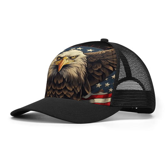 USA Eagle Mesh Trucker Hat
