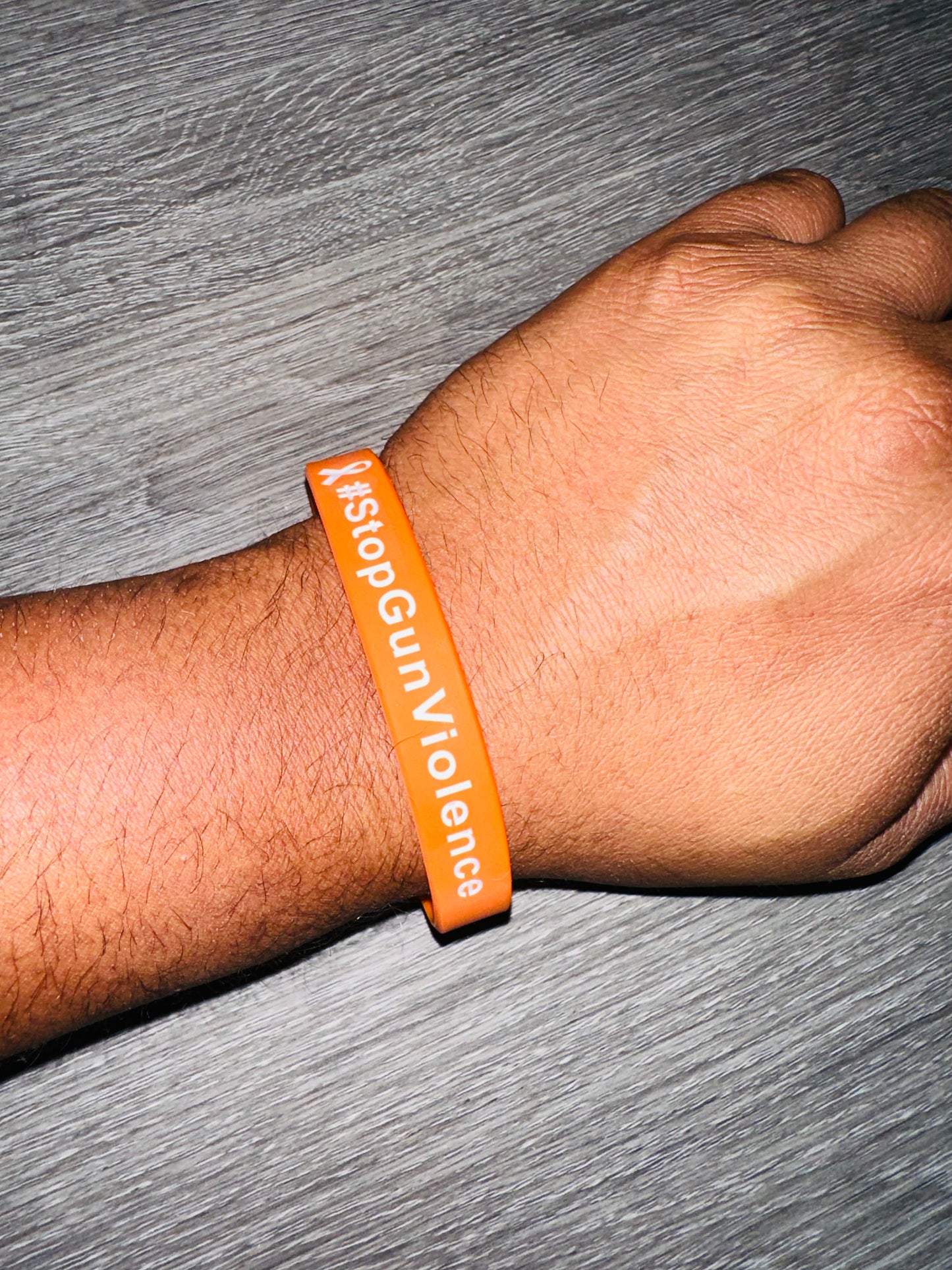 Gun Prevention Awareness Orange Wristband