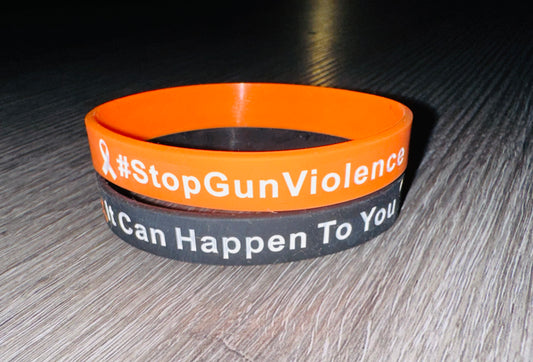 Gun Prevention Awareness Wristbands