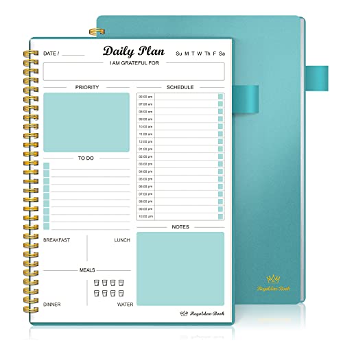 Daily Undated Planner with Hourly Schedule