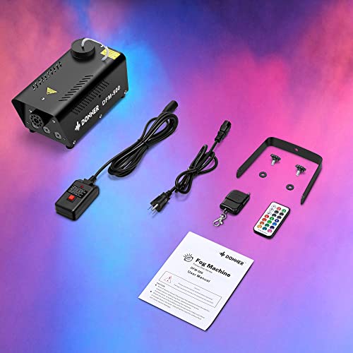 Fog Machine with Colors and Wireless Remote Controls