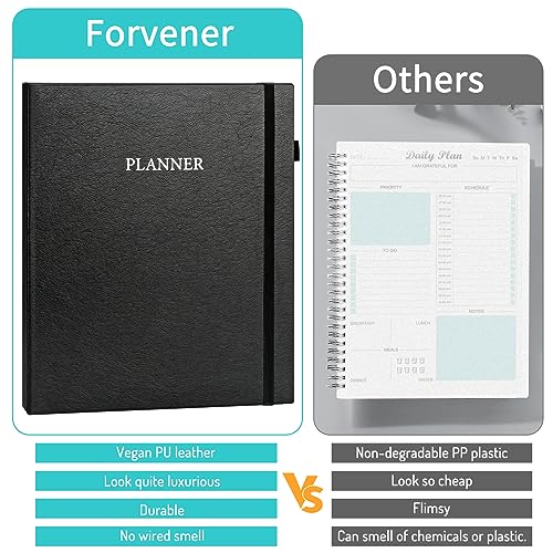Pink Daily Undated Planner with 200 Pages