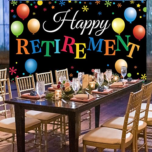 Happy Retirement Party Backdrop