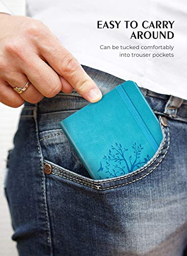Sky Blue Hardcover Pocket Notebook