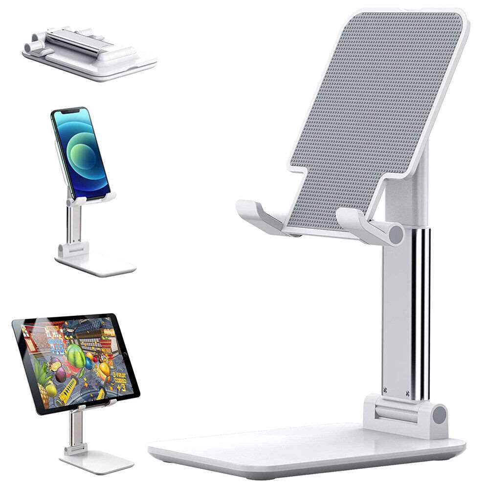 Cell Phone Stand Desktop Holder Tablet Stand Mount Mobile Phone Desktop Tablet Holder Table Cell Foldable Extend Support Desk Mobile Phone Holder Stand