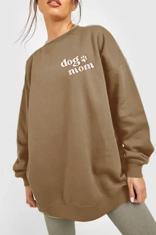 Dog Mom Graphic Sweatshirt